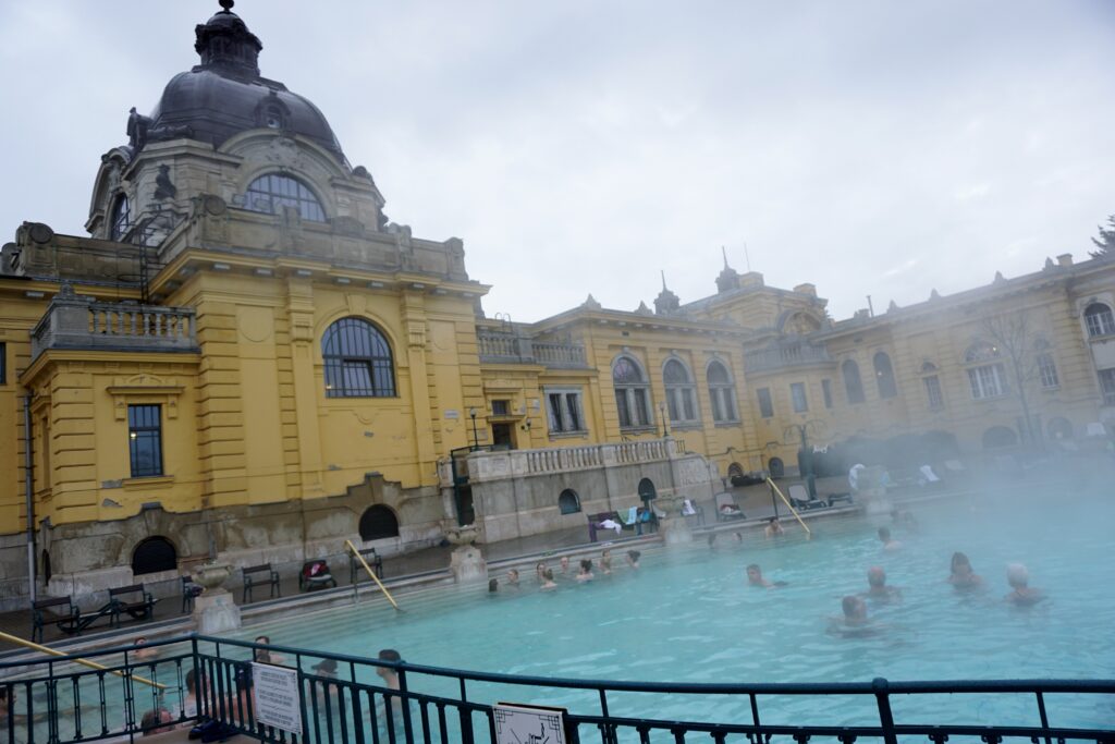 The Szechenyi Thermal Baths are the largest medicinal bath in Europe.
