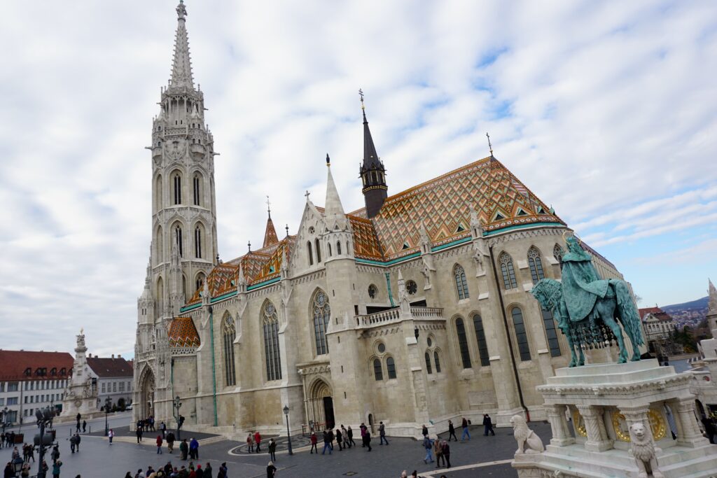 The interior of the 800-year old Matthias Church tells 1000 years of history.