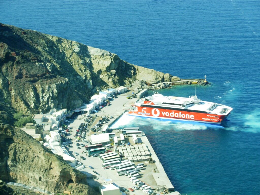 the many local ferries connect all the islands around Greece with frequent service